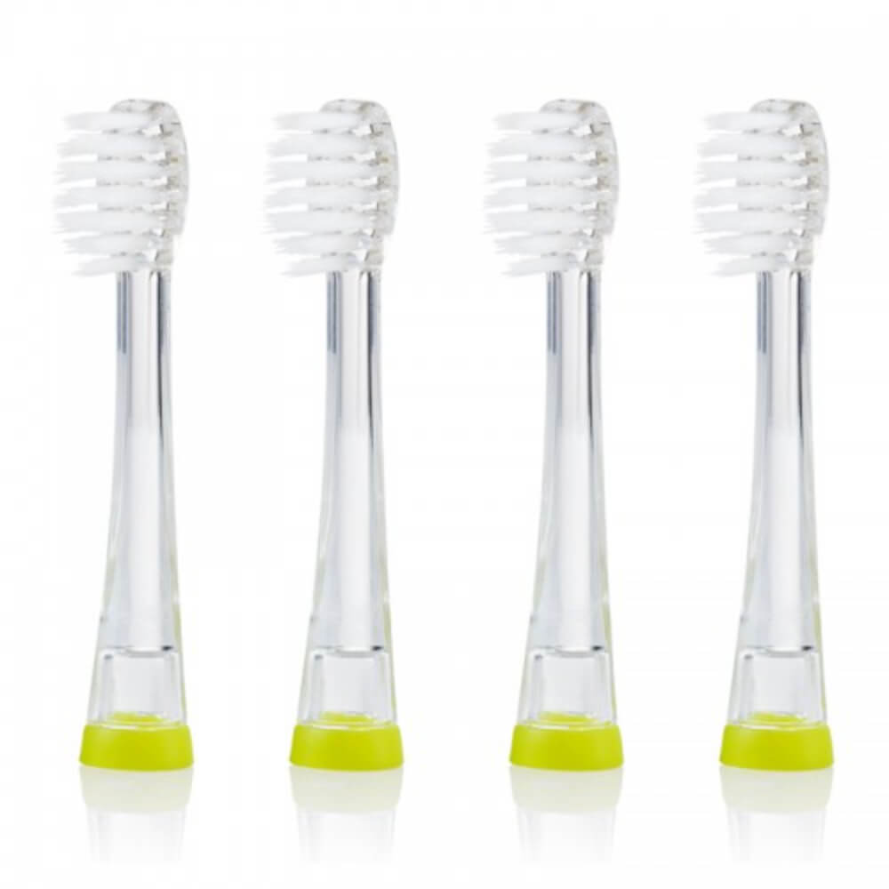 Boon Kids Sonic Replacement Heads for Toothbrush (Pack of 4)