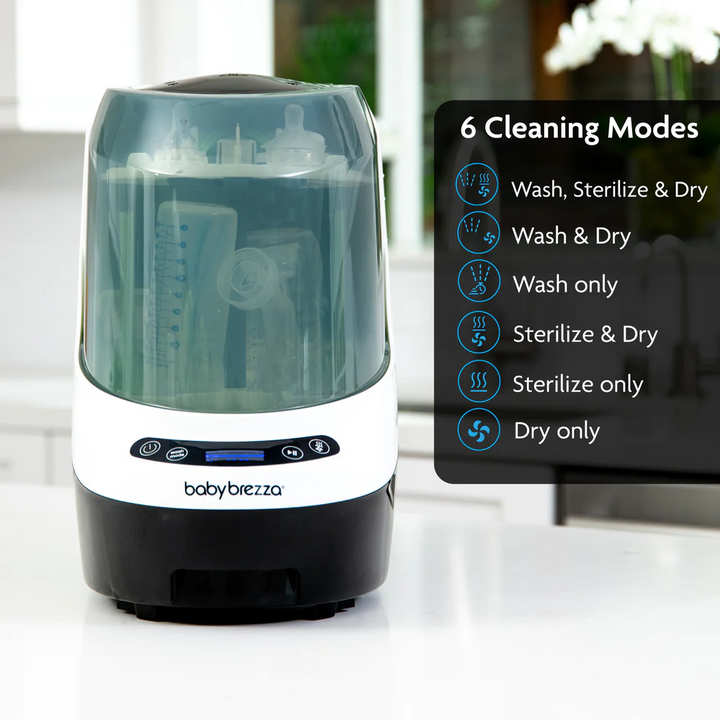 Baby Brezza Bottle Washer Pro - All in One Bottle Washer, Sterilizer &amp; Dryer