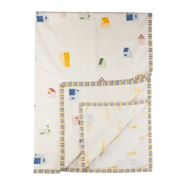 Dulaar Mulmul Bedding Set | Hand-Block Printed - Mera Ghar