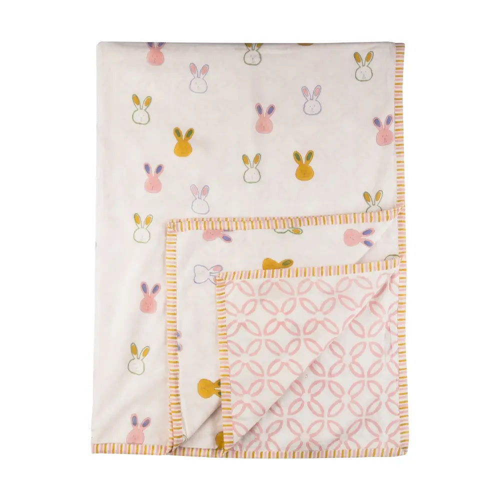 Dulaar Mulmul Bedding Set | Hand-Block Printed - Little Hoppers