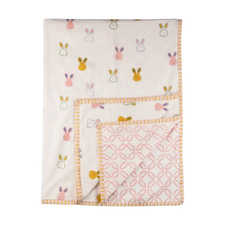 Dulaar Mulmul Bedding Set | Hand-Block Printed - Little Hoppers