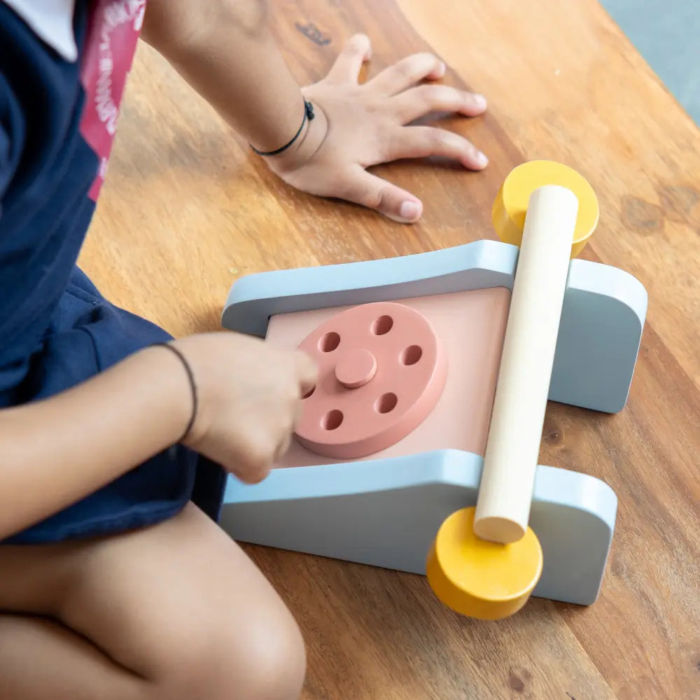 Playbox Clubhouse Telephone Wooden Toy