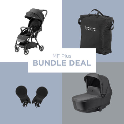 Baby Bundle Deal MF Plus Black (Stroller + Bassinet)