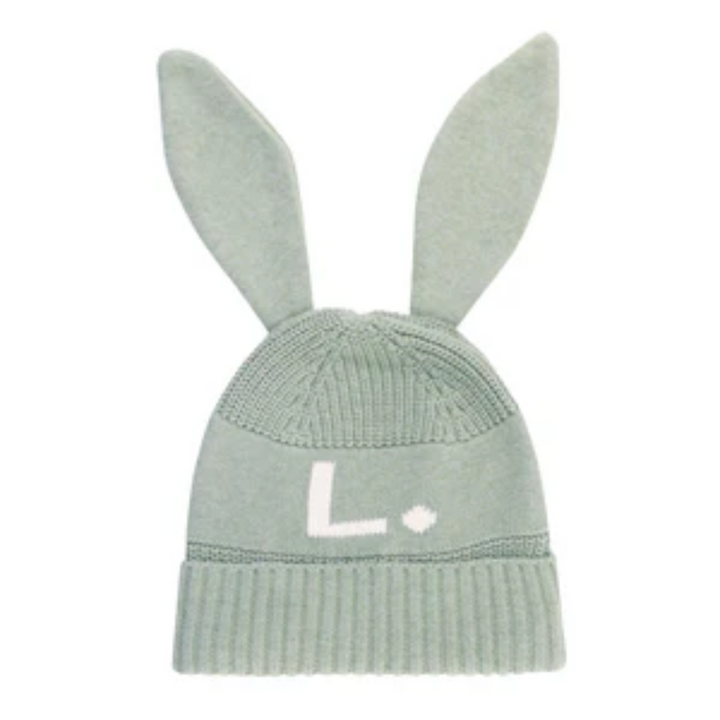 NamelyCo Bunny Beanie -Lily Pad