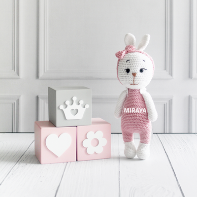 The Tiny Trove Crochet Toys - Bella the Baby Bunny