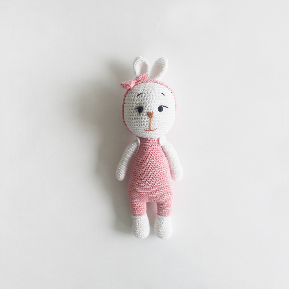 The Tiny Trove Crochet Toys - Bella the Baby Bunny