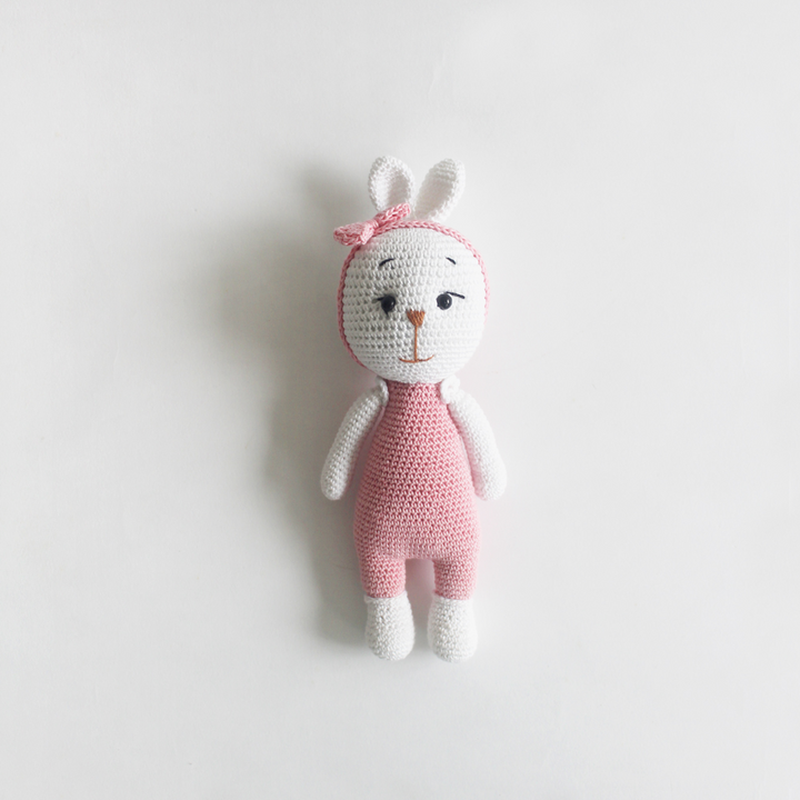 The Tiny Trove Crochet Toys - Bella the Baby Bunny