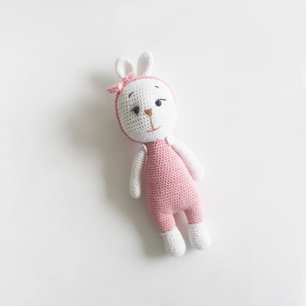 The Tiny Trove Crochet Toys - Bella the Baby Bunny