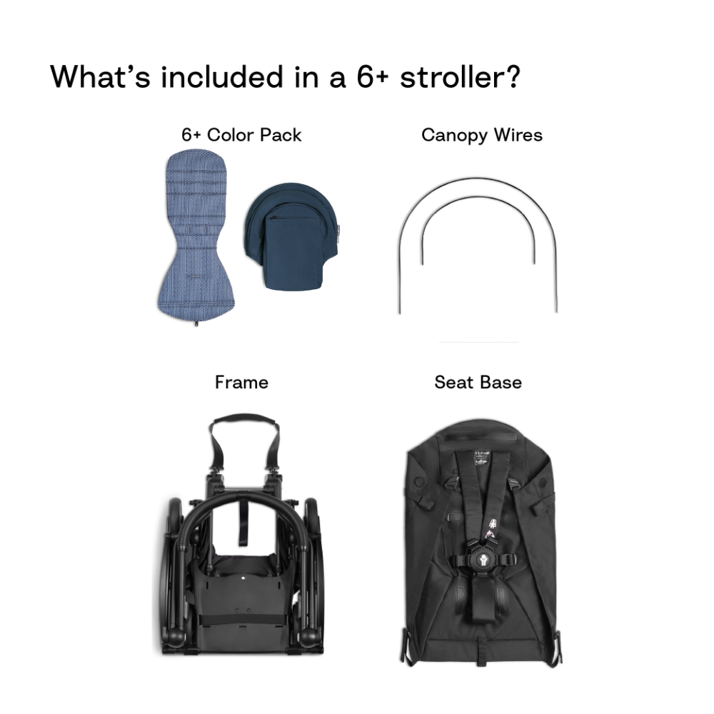 YOYO² Complete Stroller With Bassinet - Black Frame