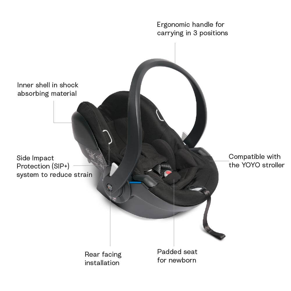 YOYO² Car Seat by BeSafe - Black