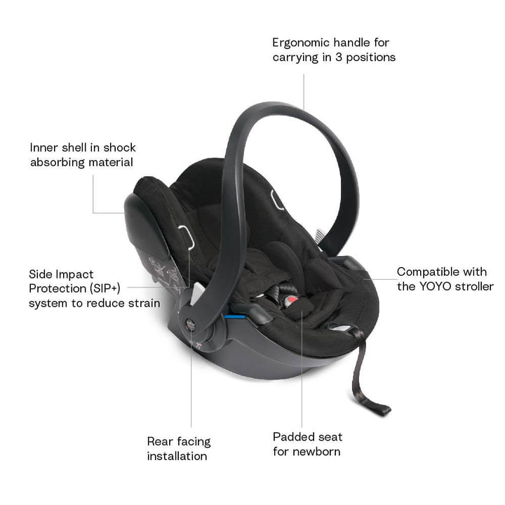 YOYO² Car Seat by BeSafe - Black