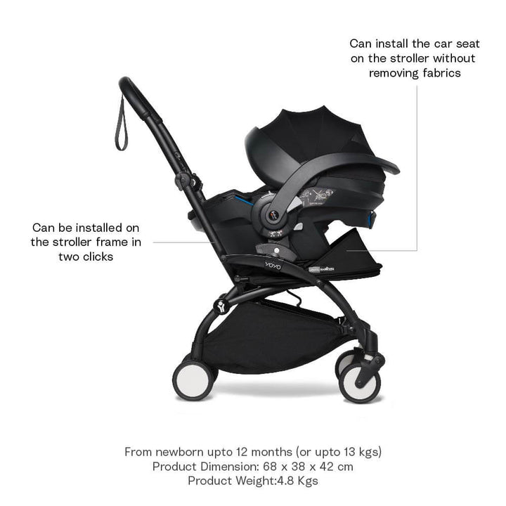 YOYO² Car Seat by BeSafe - Black