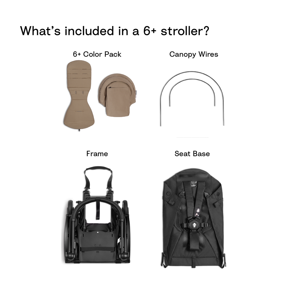 YOYO² Complete Stroller With Newborn Pack- Black Frame