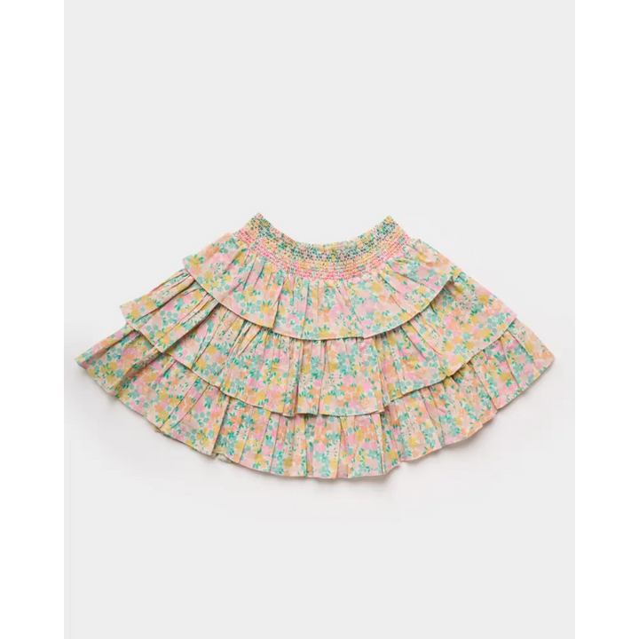 Early Sunday Melissa Skirt - Emma Floral Mint Print