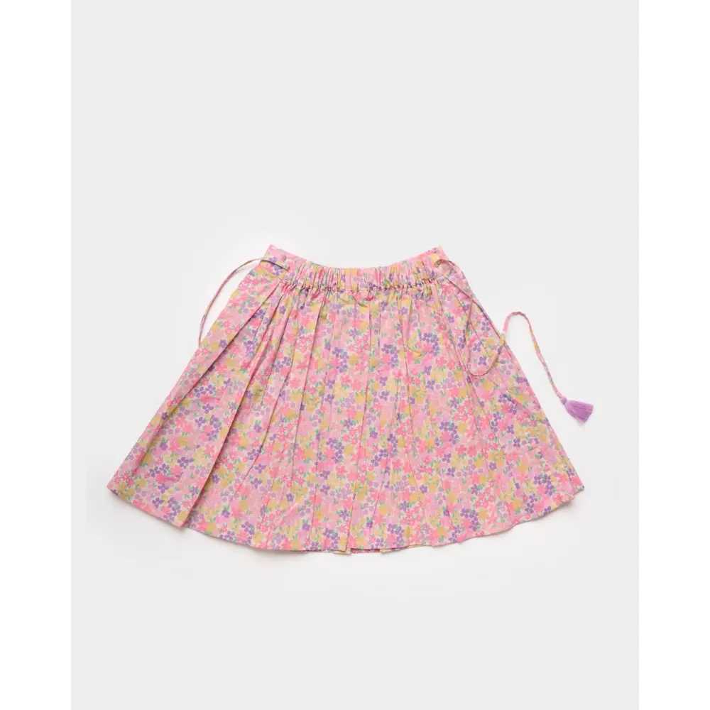 Early Sunday Ruth Skirt - Emma Floral Purple Print