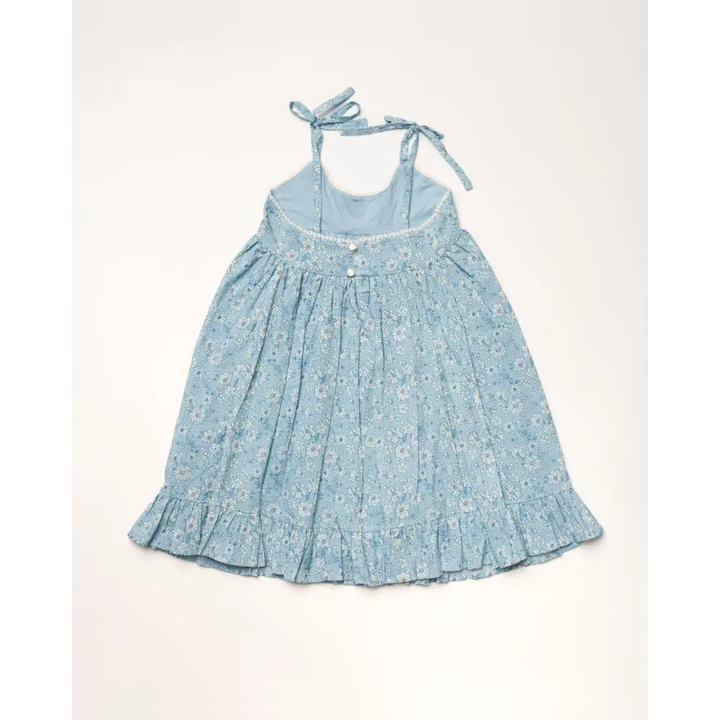 Early Sunday Alena Dress - Tonal Floral Blue Print