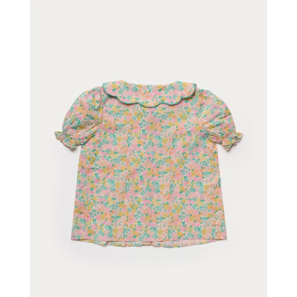 Early Sunday Camelia Blouse - Emma Floral Mint Print