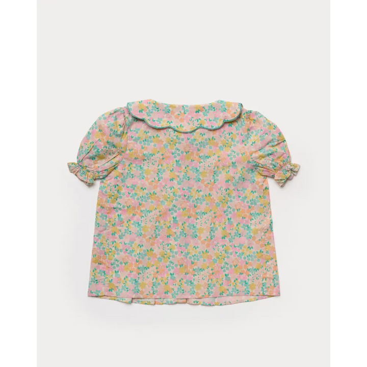 Early Sunday Camelia Blouse - Emma Floral Mint Print