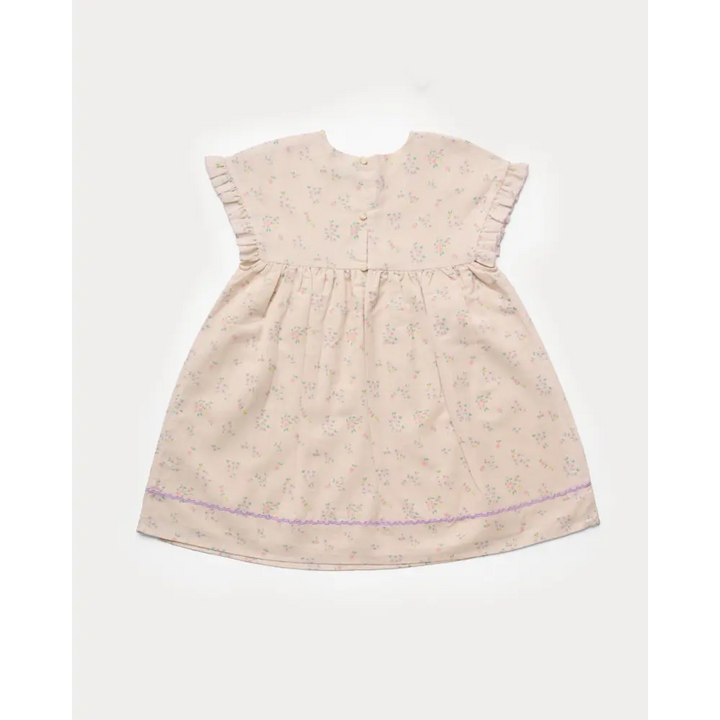 Early Sunday Lila Dress - Painted Bouquet Print