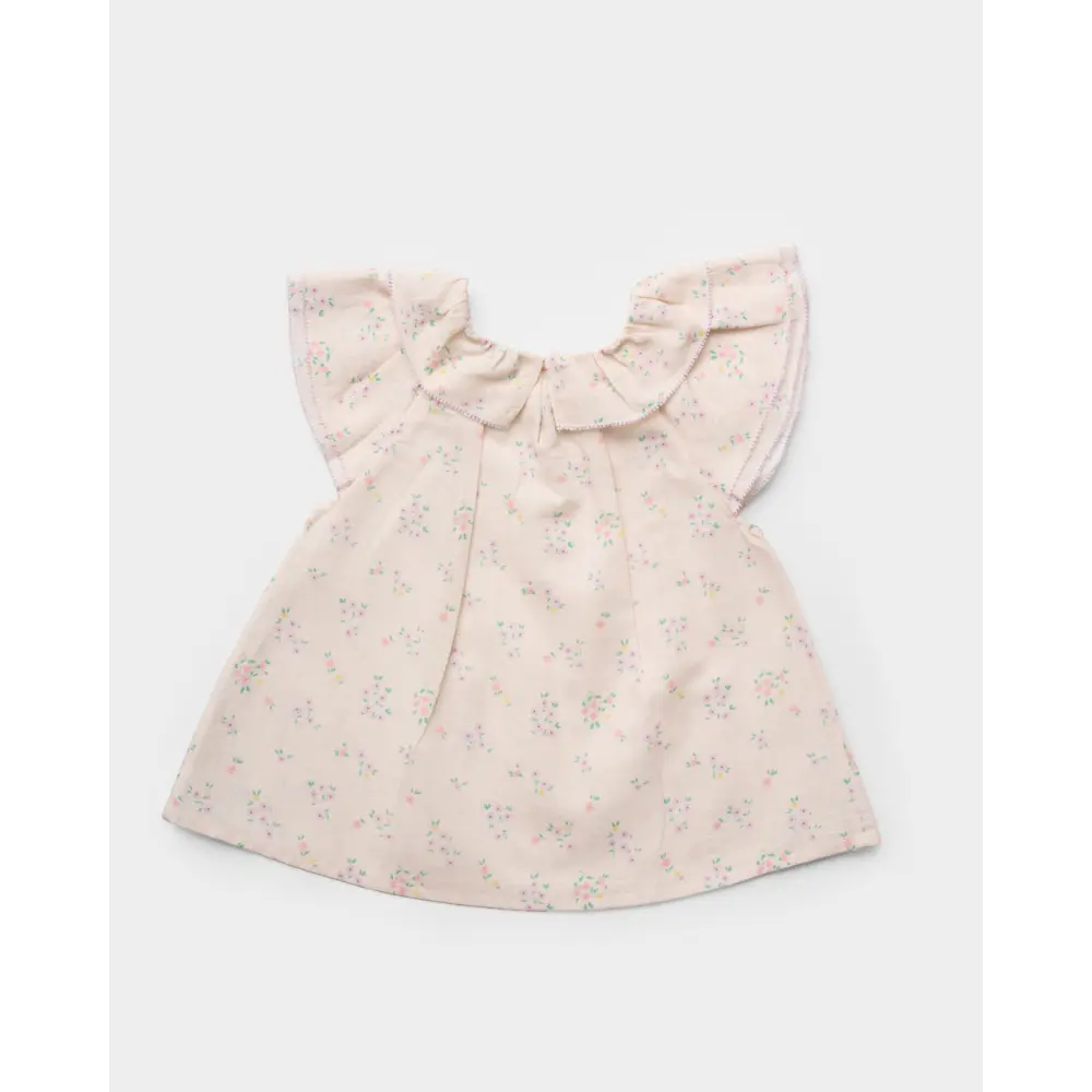Early Sunday Lola Blouse - Painted Bouquet Print