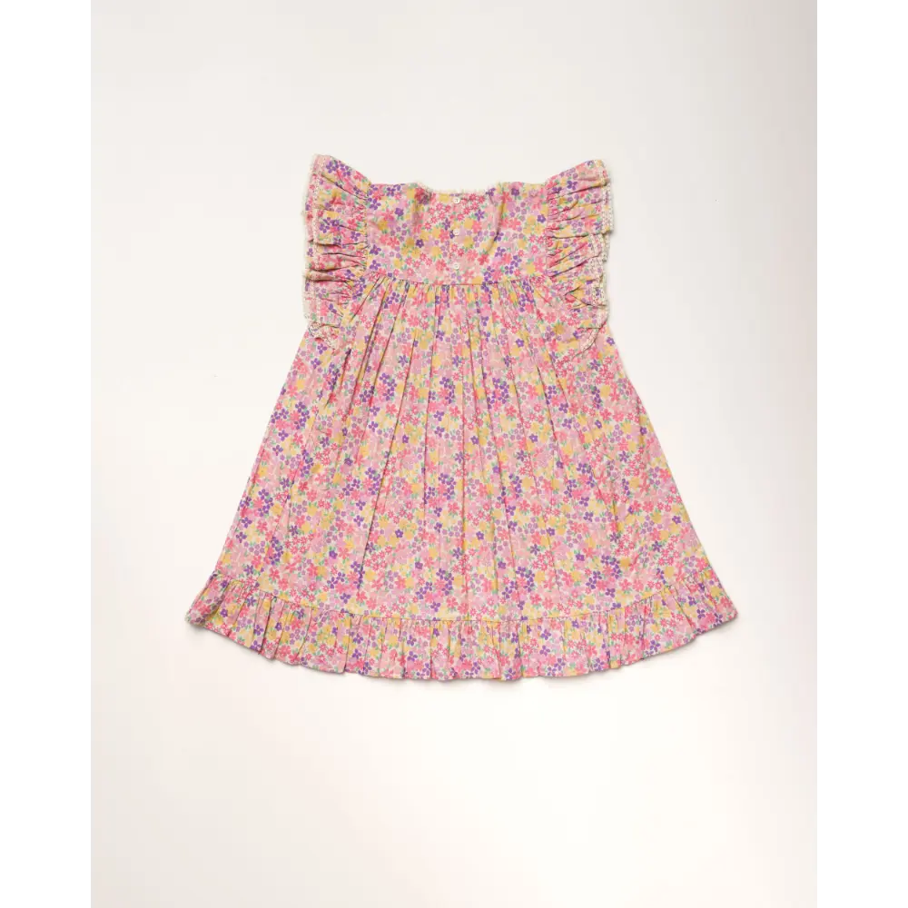 Early Sunday Sita Dress - Emma Floral Purple Print