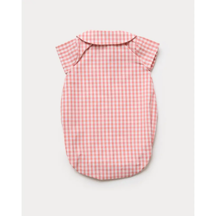 Early Sunday Bobby Baby Romper - Peony