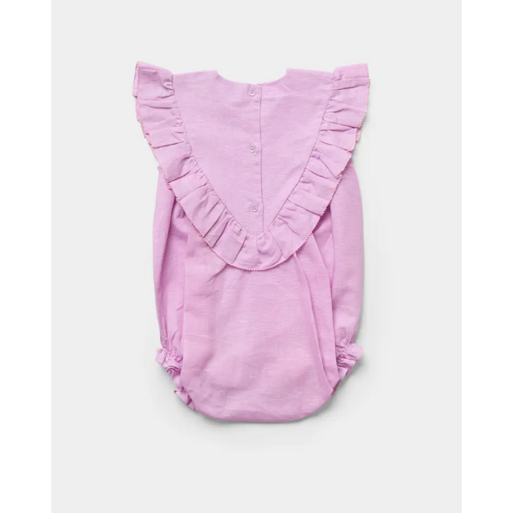 Early Sunday Lucy Baby Bubble Romper - Lilac