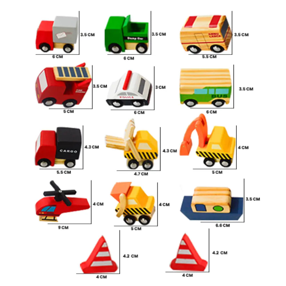 Playbox Little Wagon Toy Cars Playset