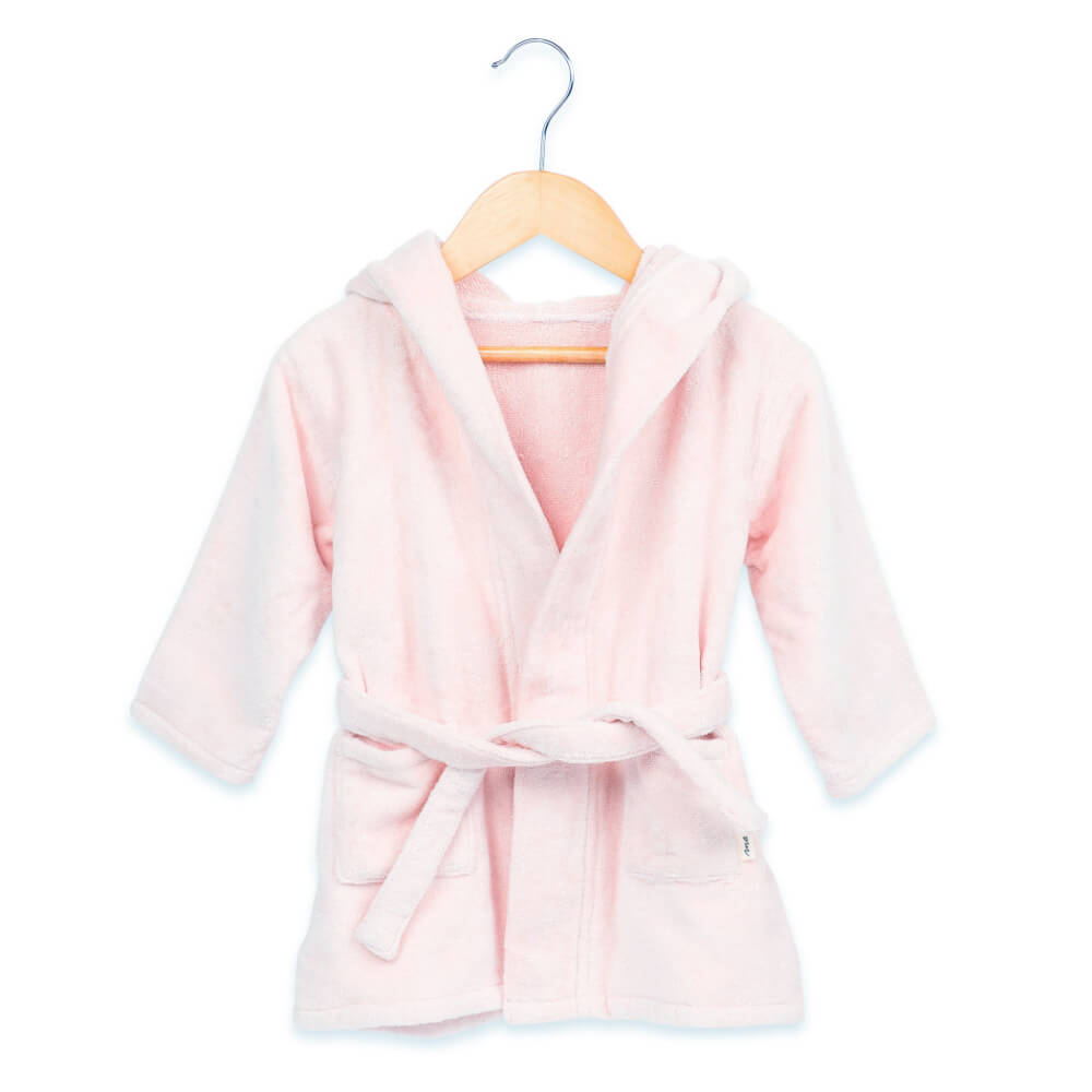Masilo Hooded Personalised Baby Robe - Pink