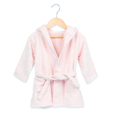 Hooded Baby Robe - Pink