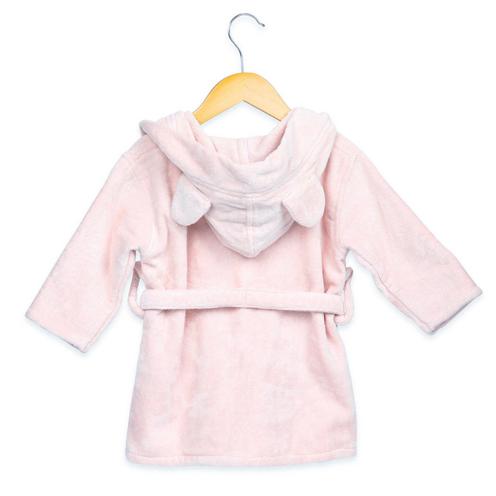 Masilo Hooded Personalised Baby Robe - Pink