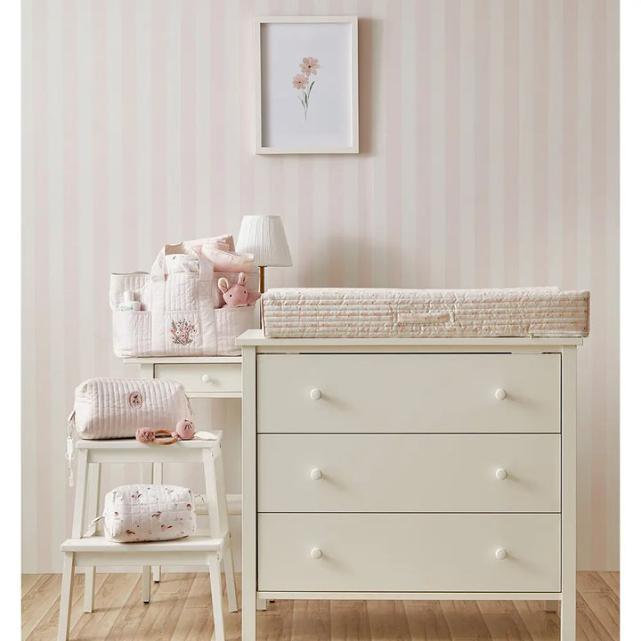 Annasimona Kids Diaper Caddy - Biege Stripe