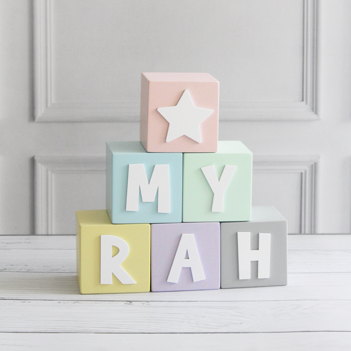 The Tiny Trove Name Block - Quirky
