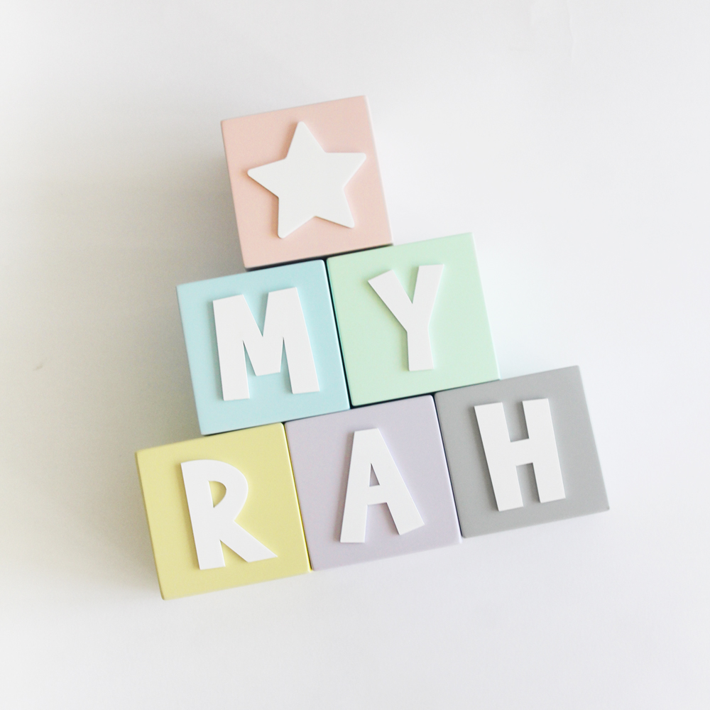 The Tiny Trove Name Block - Quirky