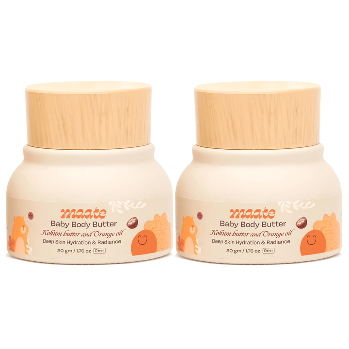 Maate Baby Body Butter Natural &amp; Vegan, 50 gms ( Pack of 2)