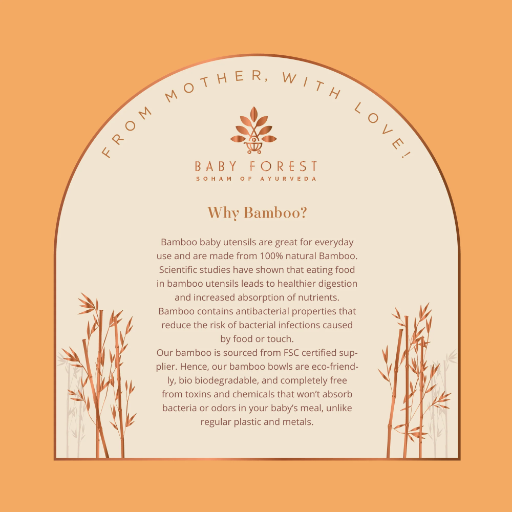 Baby Forest Laad Dulaar Baby Bamboo Feeding Bowl