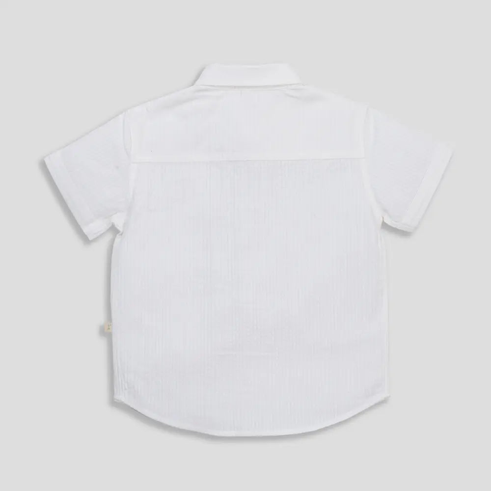 Tiny Twig White Boys Shirt