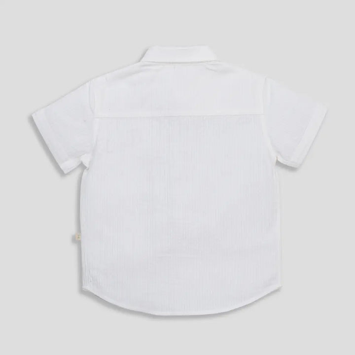 Tiny Twig White Boys Shirt