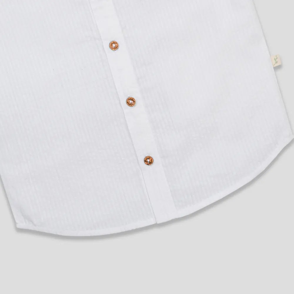 Tiny Twig White Boys Shirt
