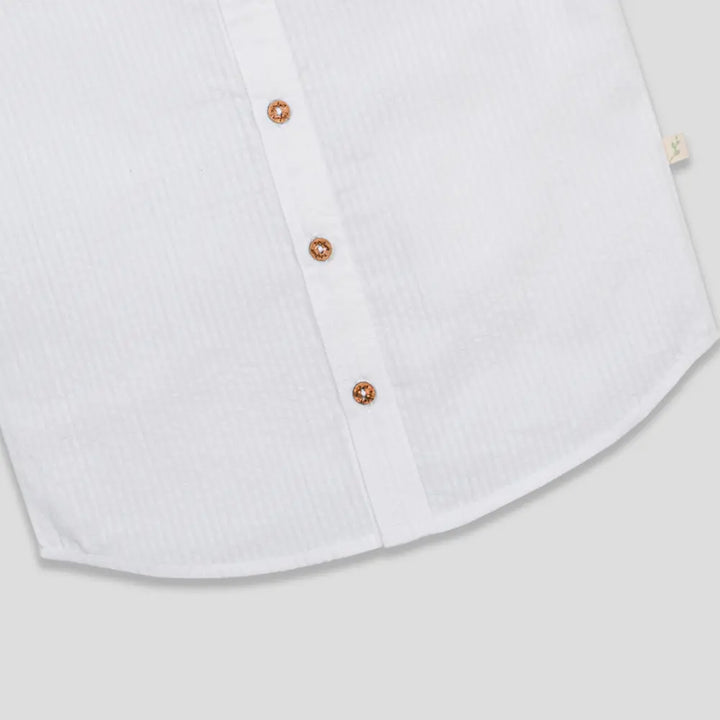 Tiny Twig White Boys Shirt