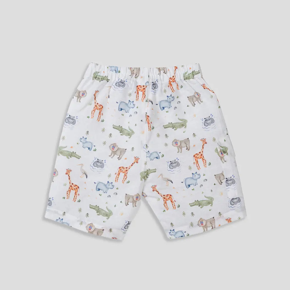 Tiny Twig Safari AOP Boys Shorts