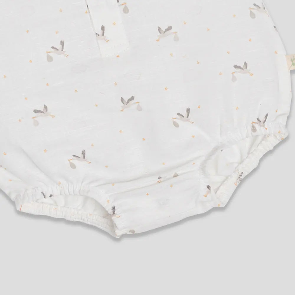 Tiny Twig Stork Bubble Romper