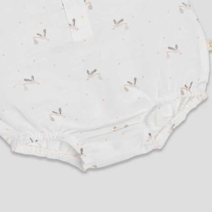 Tiny Twig Stork Bubble Romper
