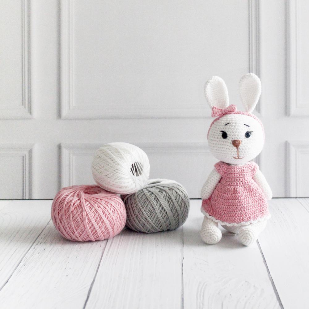 The Tiny Trove Crochet Toys - Bailey the Bunny