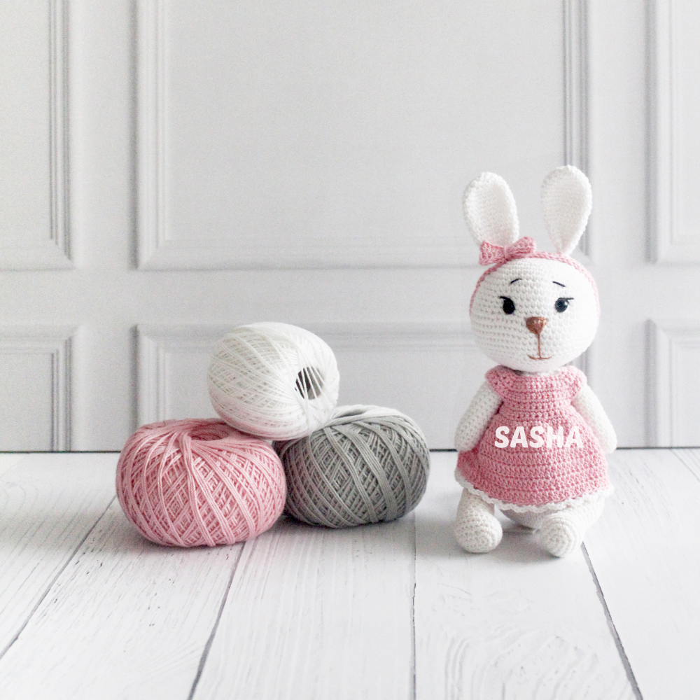 The Tiny Trove Crochet Toys - Bailey the Bunny