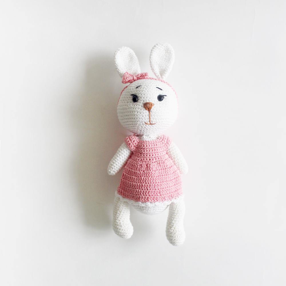 The Tiny Trove Crochet Toys - Bailey the Bunny
