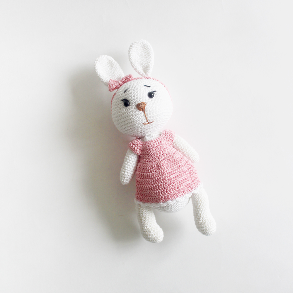 The Tiny Trove Crochet Toys - Bailey the Bunny