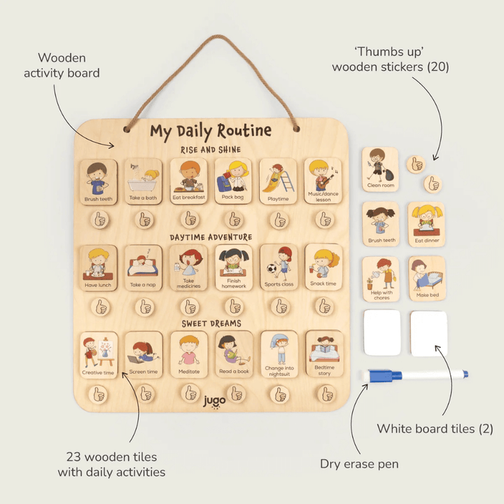 Jugo Play My Daily Routine Board