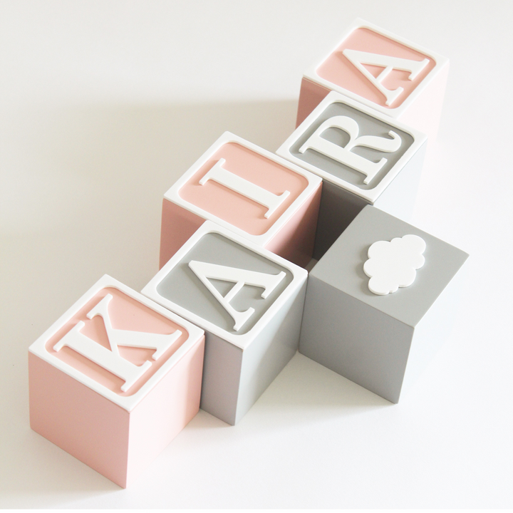 The Tiny Trove Name Block - Vintage
