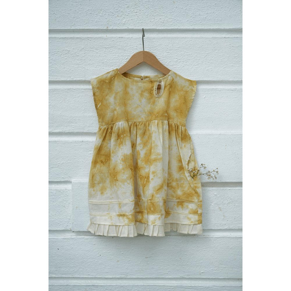 Tye & Dye Dress - Turmeric Hues